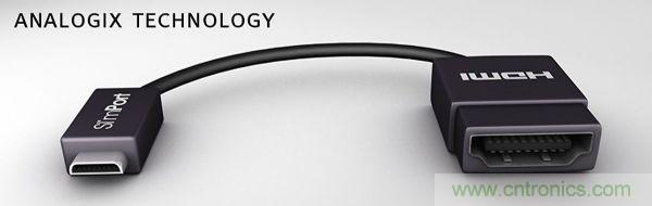 ANALOGIX的SlinPort解決方案，可以協助業者集成MyDP應用功能