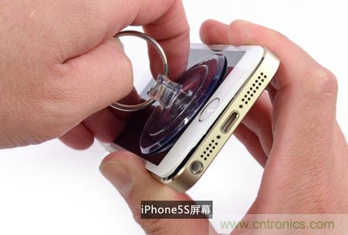 土豪金iPhone 5S拆解：內部結構升級，維修難度增加