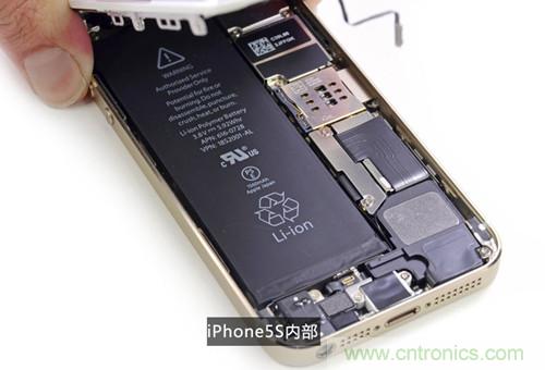 土豪金iPhone 5S拆解：內部結構升級，維修難度增加