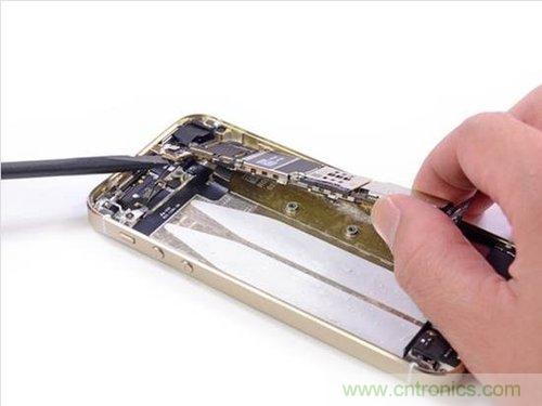土豪金iPhone 5S拆解：內部結構升級，維修難度增加