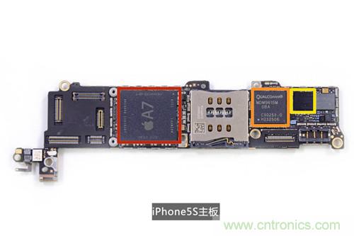 土豪金iPhone 5S拆解：內部結構升級，維修難度增加
