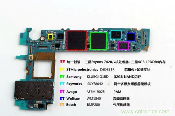 三星S6 Edge+拆解：比S6 Edge加在哪里？