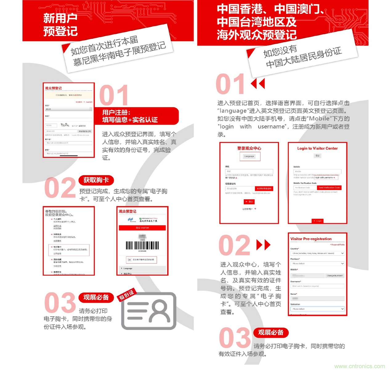 2020慕尼黑華南電子展觀眾預(yù)登記通道開啟！