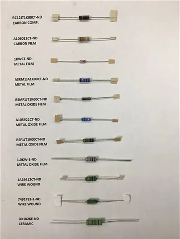 對照一下，你了解幾種電阻？